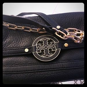 Tory Burch over the shoulder bag with gold chain